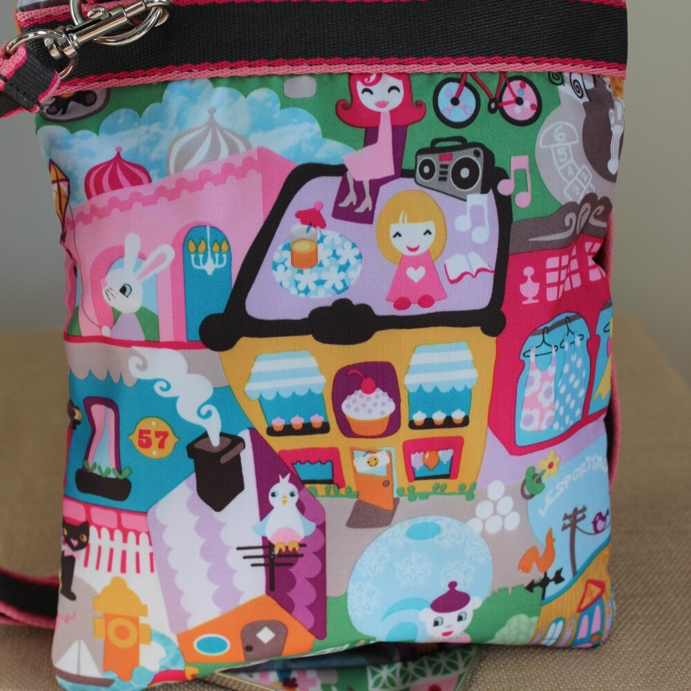 Lesportsac 3 zipper crossbody bag - Picture 6 of 11